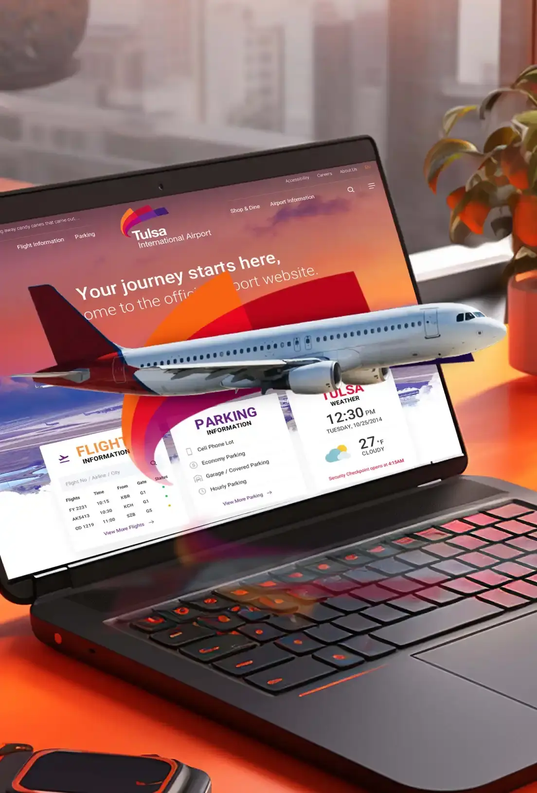 Official Website and App for Tulsa Airport